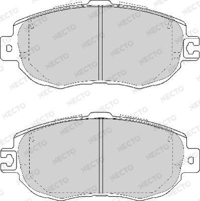 Necto FD6983A - Bremsbelagsatz, Scheibenbremse alexcarstop-ersatzteile.com