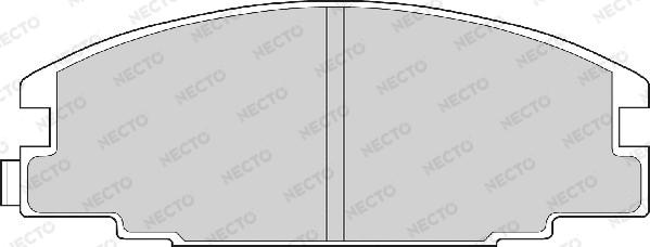 Necto FD6527A - Bremsbelagsatz, Scheibenbremse alexcarstop-ersatzteile.com