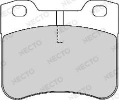 Necto FD6690A - Bremsbelagsatz, Scheibenbremse alexcarstop-ersatzteile.com