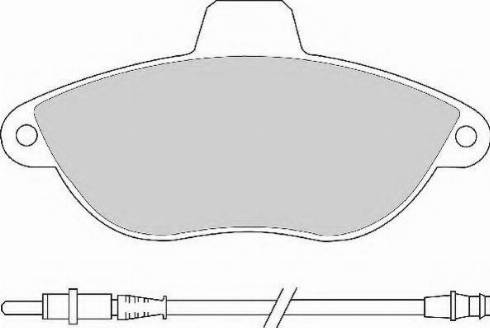 Necto FD6684E - Bremsbelagsatz, Scheibenbremse alexcarstop-ersatzteile.com