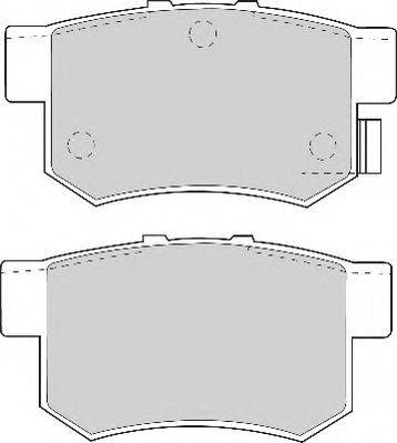 Necto FD6625N - Bremsbelagsatz, Scheibenbremse alexcarstop-ersatzteile.com