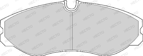 Necto FD6623A - Bremsbelagsatz, Scheibenbremse alexcarstop-ersatzteile.com