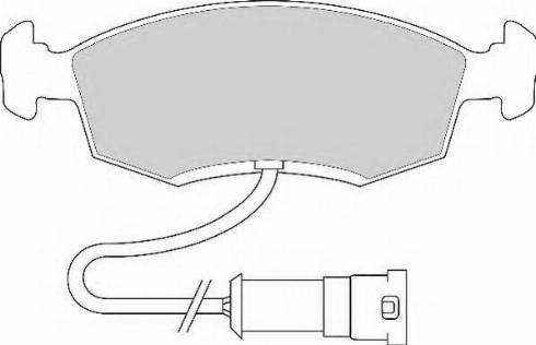 Necto FD6107N - Bremsbelagsatz, Scheibenbremse alexcarstop-ersatzteile.com