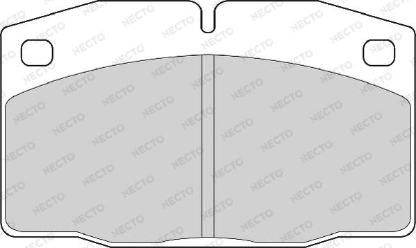 Necto FD611A - Bremsbelagsatz, Scheibenbremse alexcarstop-ersatzteile.com