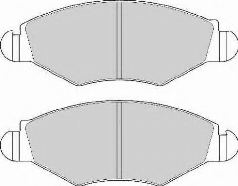 Necto FD6847N - Bremsbelagsatz, Scheibenbremse alexcarstop-ersatzteile.com