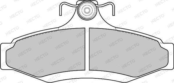 Necto FD6817A - Bremsbelagsatz, Scheibenbremse alexcarstop-ersatzteile.com