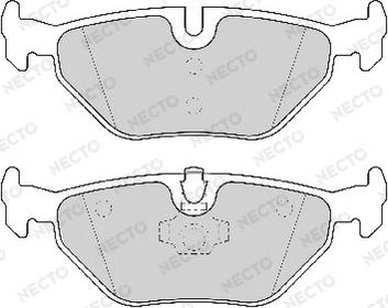 Necto FD6839A - Bremsbelagsatz, Scheibenbremse alexcarstop-ersatzteile.com