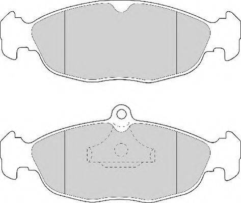 Necto FD6391N - Bremsbelagsatz, Scheibenbremse alexcarstop-ersatzteile.com