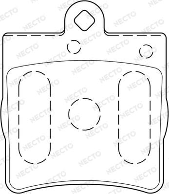 Necto FD6795A - Bremsbelagsatz, Scheibenbremse alexcarstop-ersatzteile.com