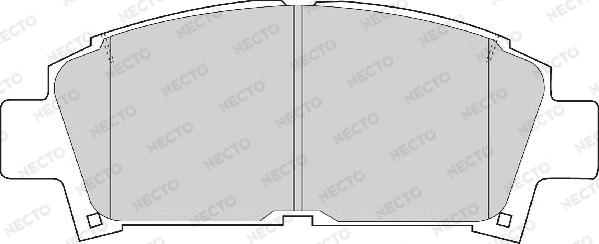 Necto FD6742A - Bremsbelagsatz, Scheibenbremse alexcarstop-ersatzteile.com