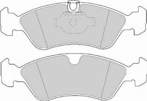 Necto FD6709N - Bremsbelagsatz, Scheibenbremse alexcarstop-ersatzteile.com