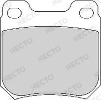 Necto FD6715A - Bremsbelagsatz, Scheibenbremse alexcarstop-ersatzteile.com