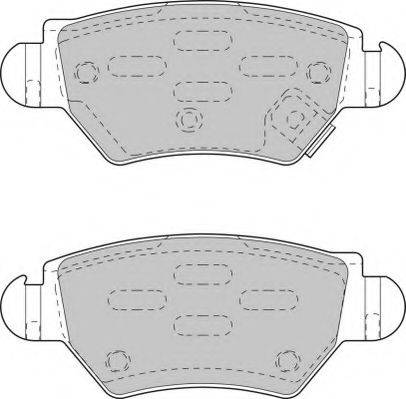 Necto FD6789N - Bremsbelagsatz, Scheibenbremse alexcarstop-ersatzteile.com