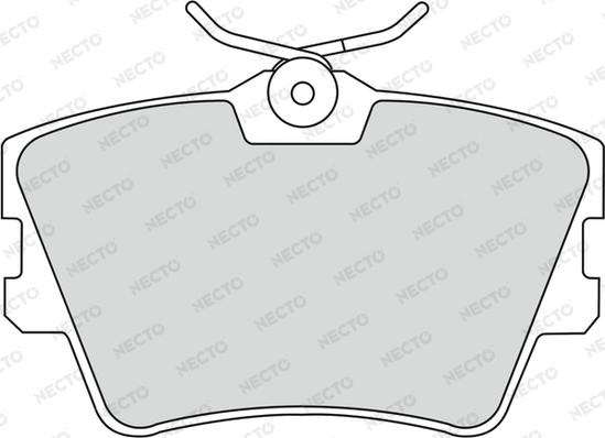 Necto FD6772V - Bremsbelagsatz, Scheibenbremse alexcarstop-ersatzteile.com