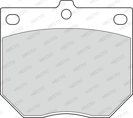 Necto FD805A - Bremsbelagsatz, Scheibenbremse alexcarstop-ersatzteile.com