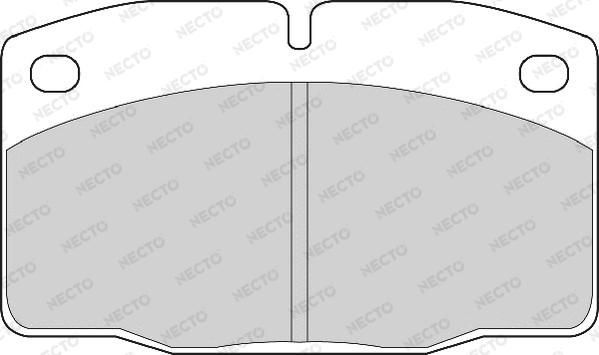 Necto FD817A - Bremsbelagsatz, Scheibenbremse alexcarstop-ersatzteile.com