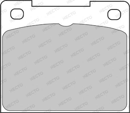 Necto FD6378A - Bremsbelagsatz, Scheibenbremse alexcarstop-ersatzteile.com