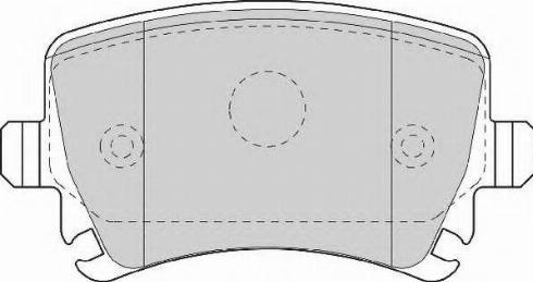 Necto FD7115N - Bremsbelagsatz, Scheibenbremse alexcarstop-ersatzteile.com