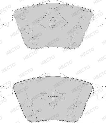 Necto FD7137A - Bremsbelagsatz, Scheibenbremse alexcarstop-ersatzteile.com