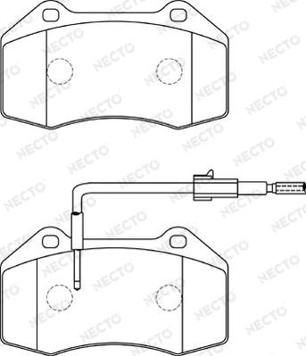 HELLA 77364716 - Bremsbelagsatz, Scheibenbremse alexcarstop-ersatzteile.com