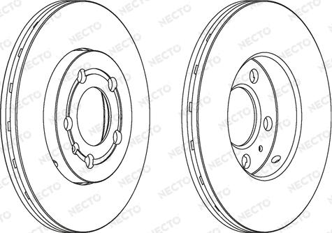 Necto WN915 - Bremsscheibe alexcarstop-ersatzteile.com