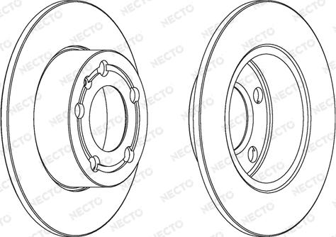 Necto WN917 - Bremsscheibe alexcarstop-ersatzteile.com