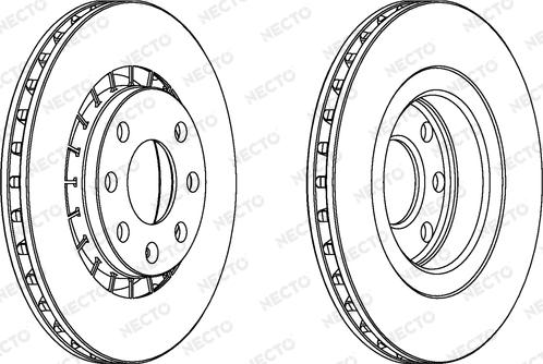 Necto WN467 - Bremsscheibe alexcarstop-ersatzteile.com