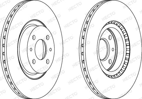 Necto WN477 - Bremsscheibe alexcarstop-ersatzteile.com