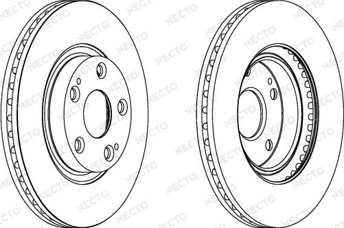 Necto WN1362 - Bremsscheibe alexcarstop-ersatzteile.com