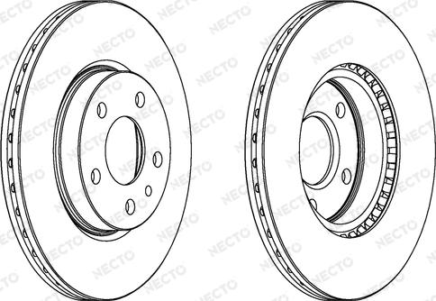 Necto WN827 - Bremsscheibe alexcarstop-ersatzteile.com