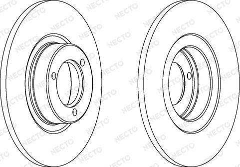 Necto WN218 - Bremsscheibe alexcarstop-ersatzteile.com