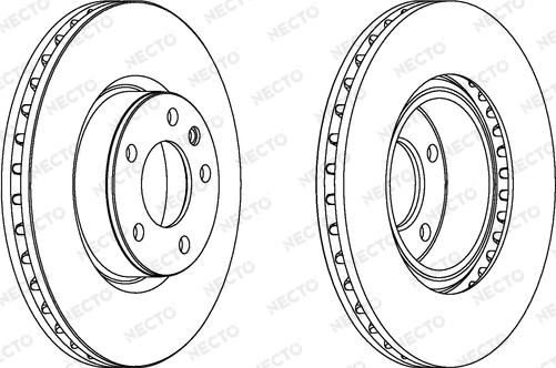 Necto WN742 - Bremsscheibe alexcarstop-ersatzteile.com