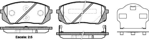 Valeo 604023 - Bremsbelagsatz, Scheibenbremse alexcarstop-ersatzteile.com