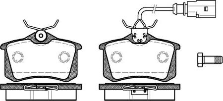 Magneti Marelli BP1259 - Bremsbelagsatz, Scheibenbremse alexcarstop-ersatzteile.com