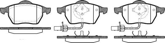 BOSCH 0 986 454 050 - Bremsbelagsatz, Scheibenbremse alexcarstop-ersatzteile.com