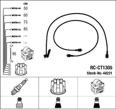 NGK 44221 - Zündleitungssatz alexcarstop-ersatzteile.com