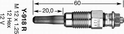 NGK 4182 - Glühkerze alexcarstop-ersatzteile.com