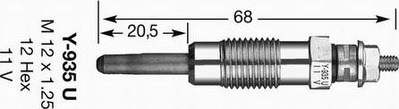 NGK 4791 - Glühkerze alexcarstop-ersatzteile.com