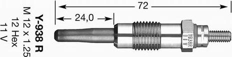 NGK 5267 - Glühkerze alexcarstop-ersatzteile.com