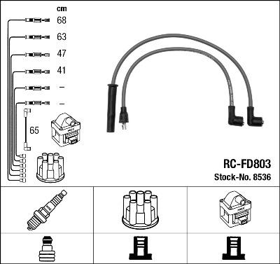 NGK 8536 - Zündleitungssatz alexcarstop-ersatzteile.com