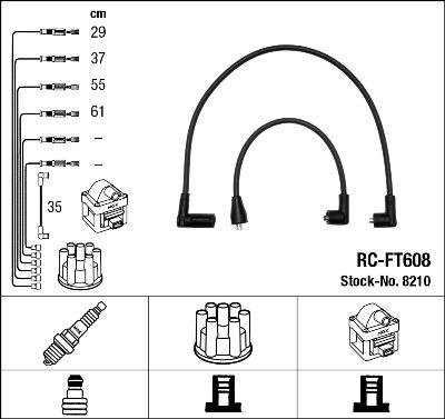 NGK 8210 - Zündleitungssatz alexcarstop-ersatzteile.com