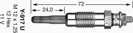 NGK 3219 - Glühkerze alexcarstop-ersatzteile.com