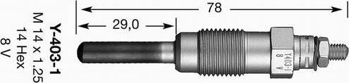 NGK 2192 - Glühkerze alexcarstop-ersatzteile.com