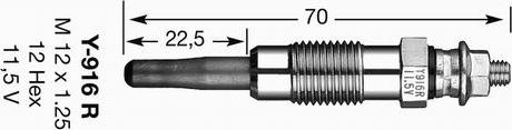 NGK 2785 - Glühkerze alexcarstop-ersatzteile.com