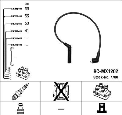 NGK 7700 - Zündleitungssatz alexcarstop-ersatzteile.com