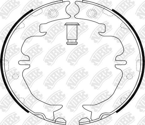 NiBK FN0567 - Bremsbackensatz, Feststellbremse alexcarstop-ersatzteile.com