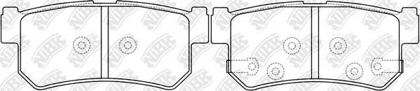 NiBK PN0440 - Bremsbelagsatz, Scheibenbremse alexcarstop-ersatzteile.com