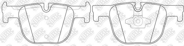 NiBK PN0659 - Bremsbelagsatz, Scheibenbremse alexcarstop-ersatzteile.com