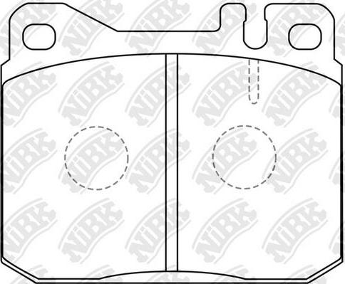 NiBK PN0003 - Bremsbelagsatz, Scheibenbremse alexcarstop-ersatzteile.com