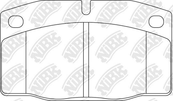 NiBK PN0234 - Bremsbelagsatz, Scheibenbremse alexcarstop-ersatzteile.com